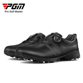 Pgm Водонепроницаемая спортивная обувь, Мужская обувь для гольфа, Дышащая Обувь для фитнеса, мужская обувь для гольфа, нескользящая поворотная Пряжка, Инструктор по гольфу XZ186